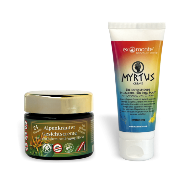 Gesichtscreme und Myrtus Creme von Exmonte (Beauty-Set)