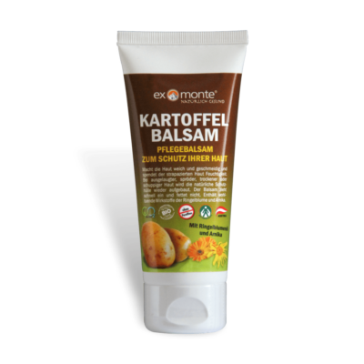 Kartoffelbalsam für die Haut in der Tube von Exmonte