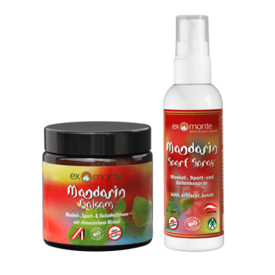 Mandarin Balsam und Mandarin Sport Spray von Exmonte (Sportler-Set)